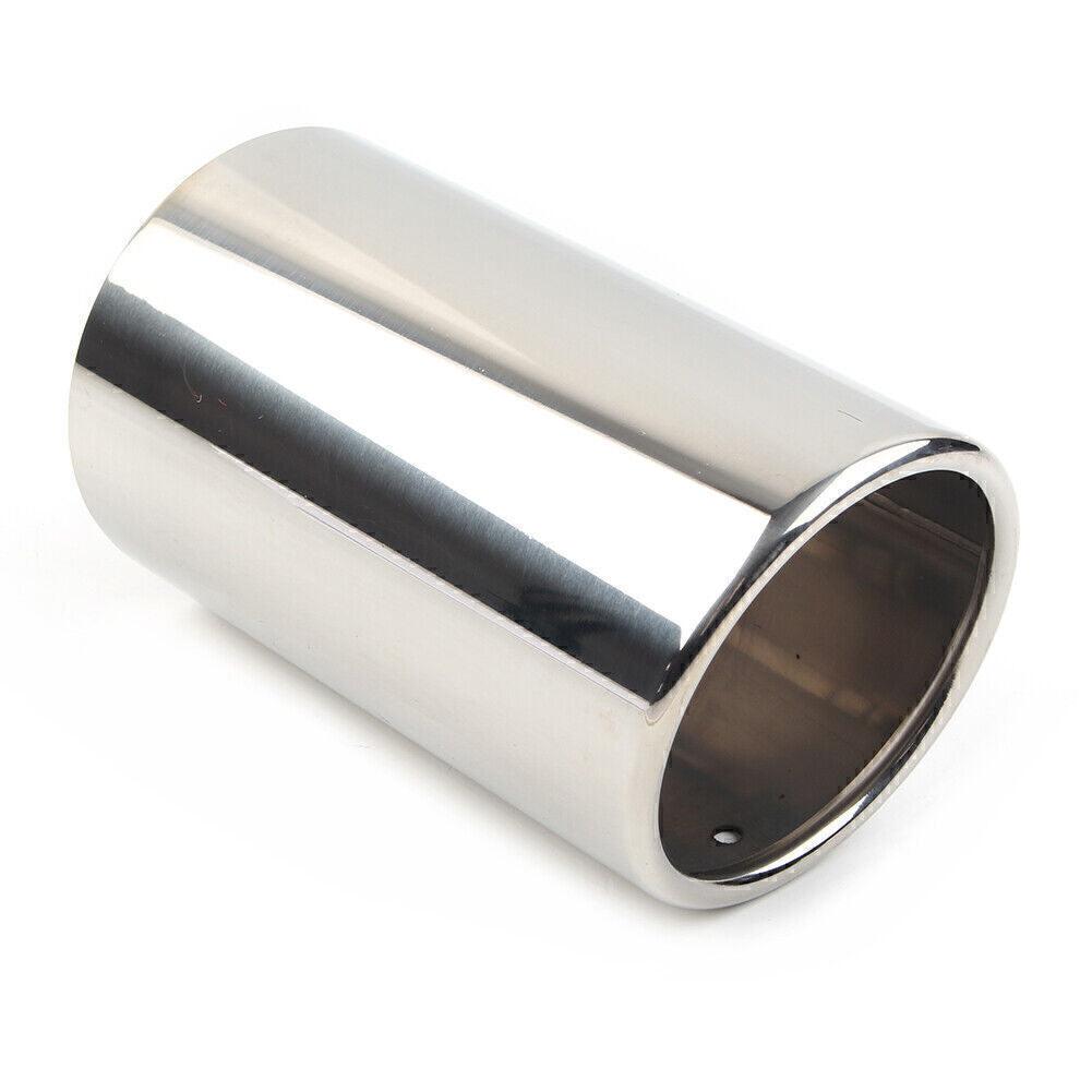 Silver Stainless Steel Car Exhaust Muffler Tip Tail Pipe for VOLVO S60 V60 XC60