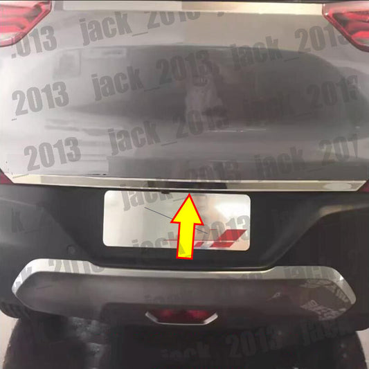 for Chevrolet TRAX 2019-2022 STAINLESS REAR TRUNK TAIL GATE DOOR LID COVER TRIM