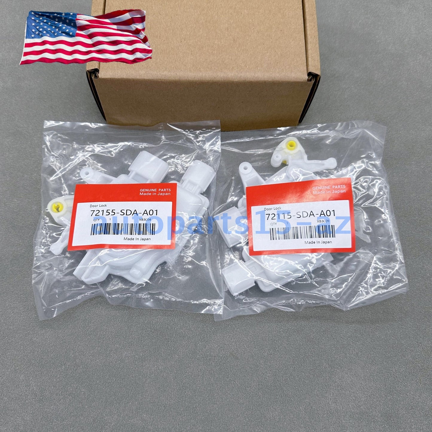 Original equipment manufacturer door lock actuators for 03-07 for Honda Accord front-wheel drive and passenger side.