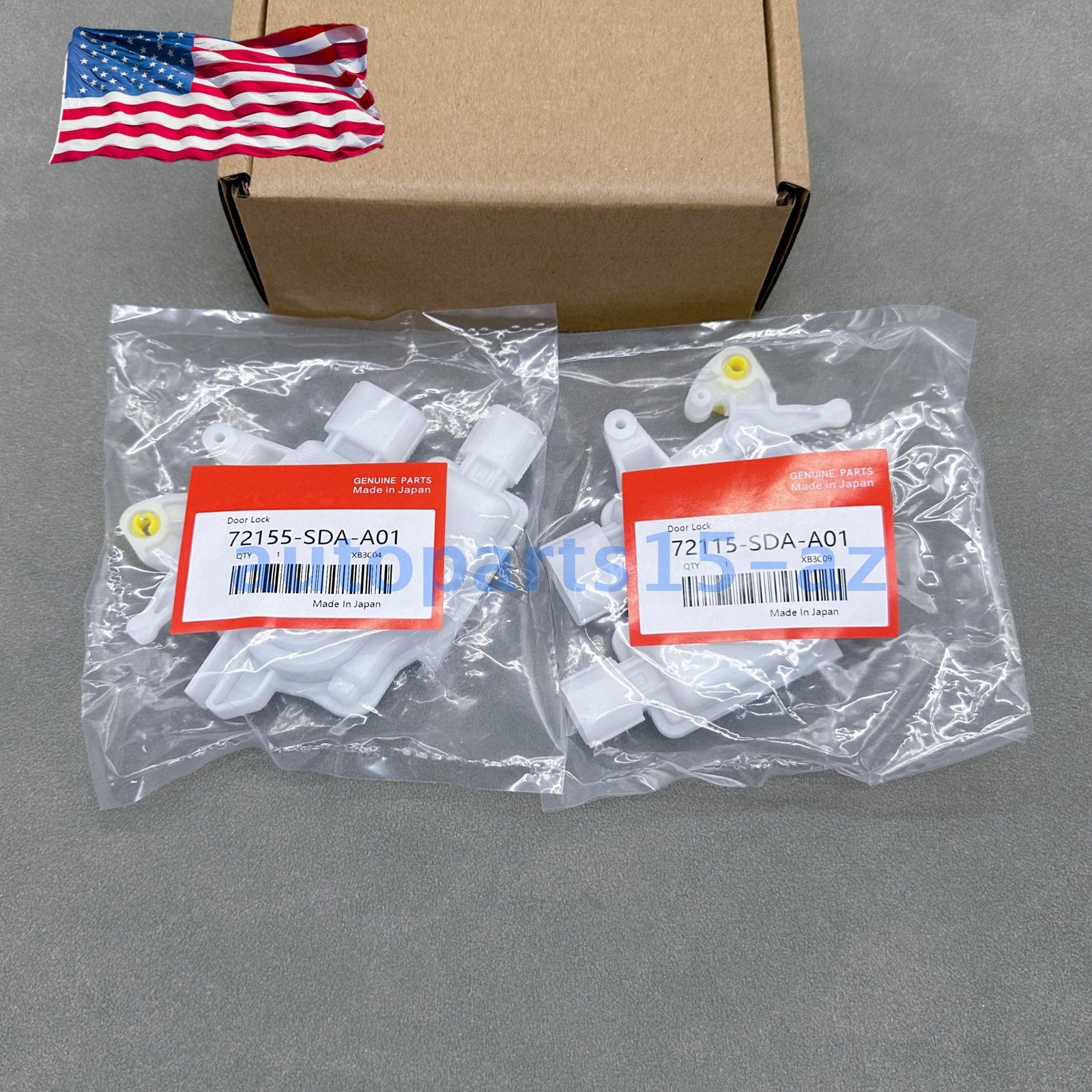 Original equipment manufacturer door lock actuators for 03-07 for Honda Accord front-wheel drive and passenger side.