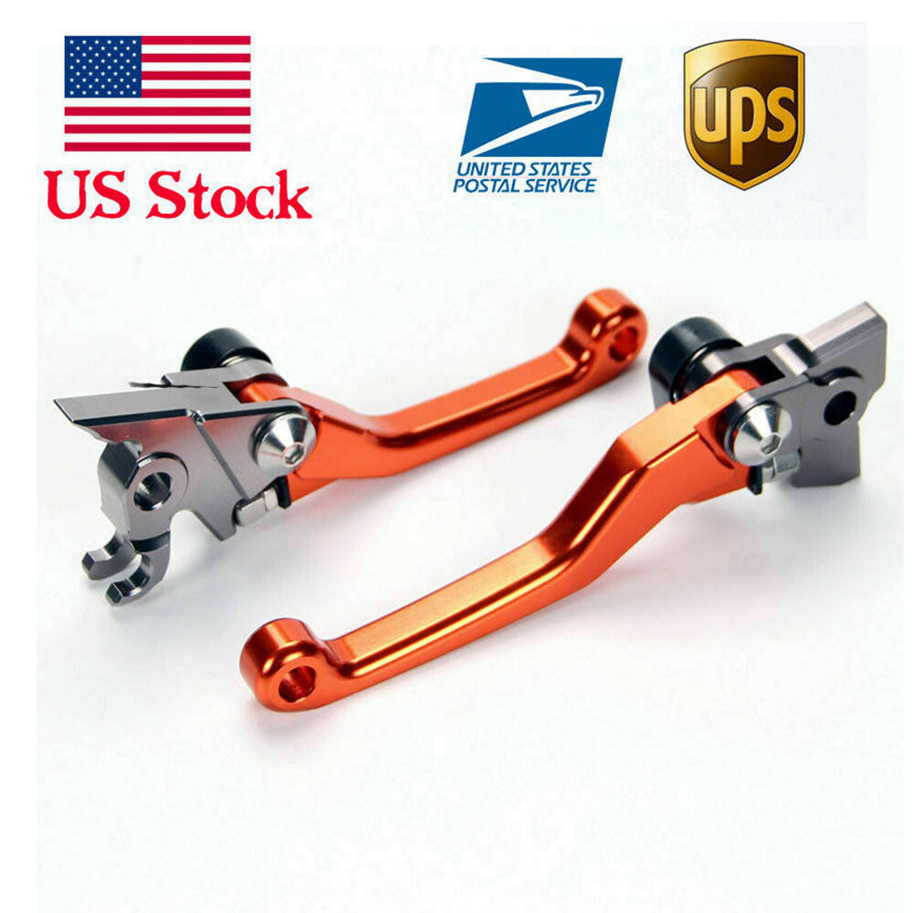 Orange Brake Clutch Levers handle for 250/300/350/450/500 XC-W/XCF-W/SX/SXF