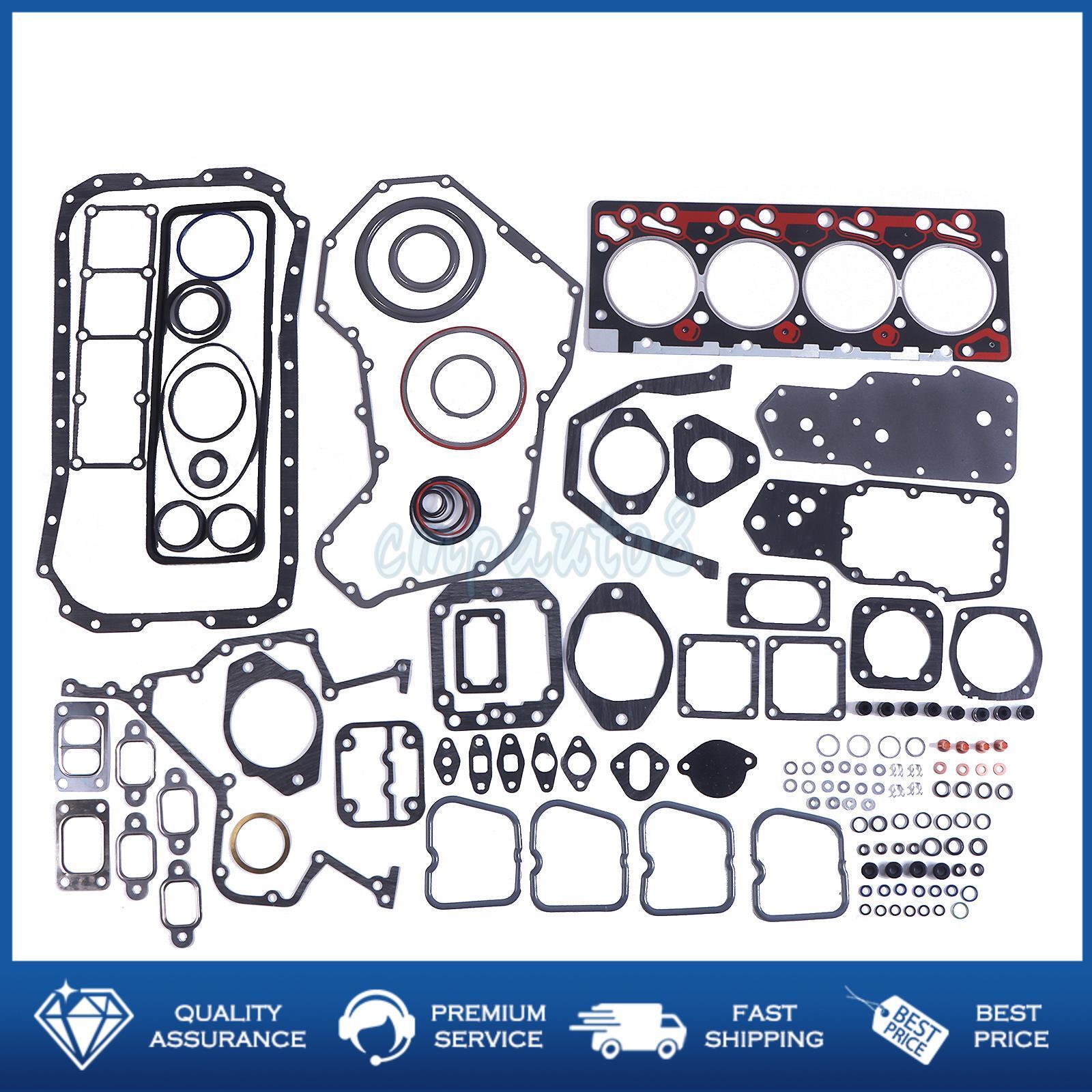 Engine Rebuild Full Gasket Kit for 3.9L 4B 4BT for DAF Truck Excavator