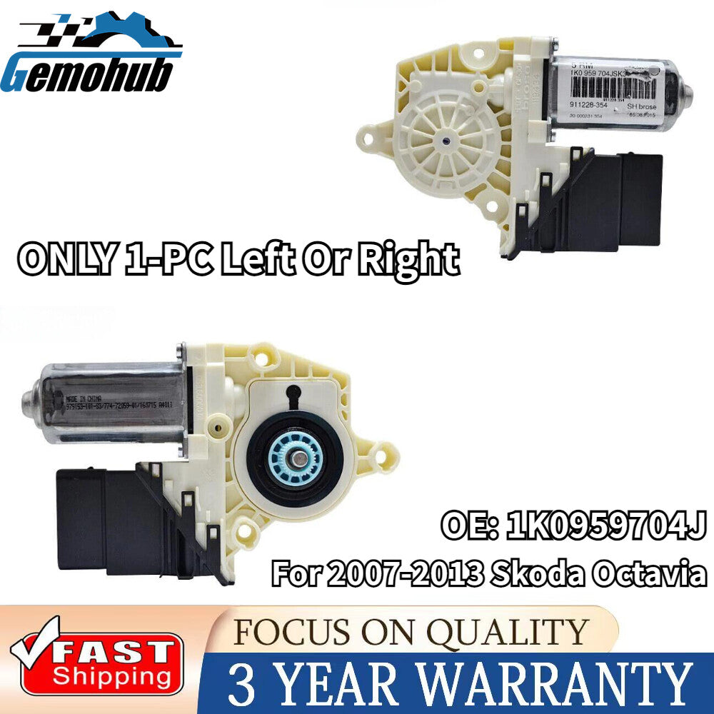 Rear Left OE Electric Window Lifter Regulator Motor For 2007-2013 for Skoda Octavia