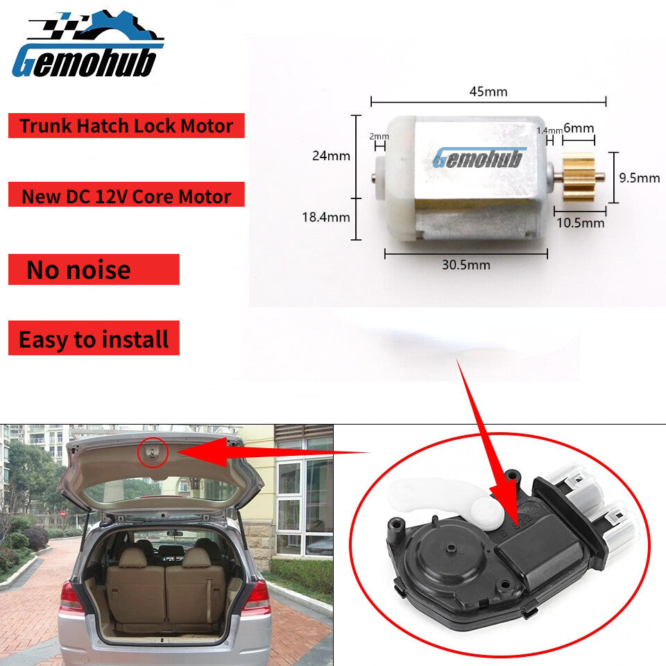 Tailgate Lock Actuator Motor for 1999-2003 for Renault Scenic MK 1 MPV
