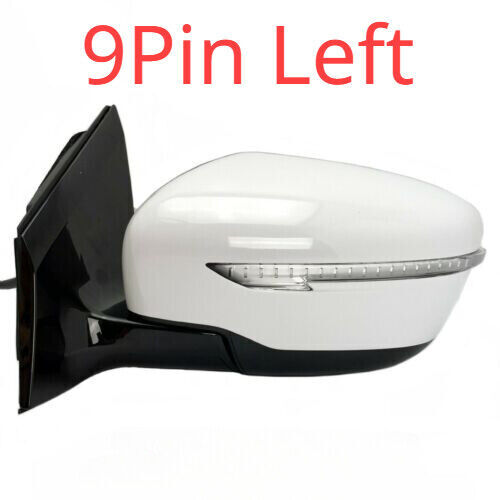 Side Mirror Power Heated Turn Signal Driver Side Fit for NISSAN MURANO 2014-2019