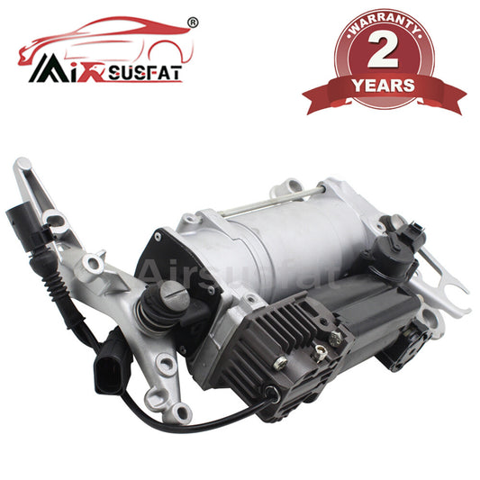 for VW Touareg for Porsche for Cayenne Air Suspension Compressor Pump w/bracket 2003-10