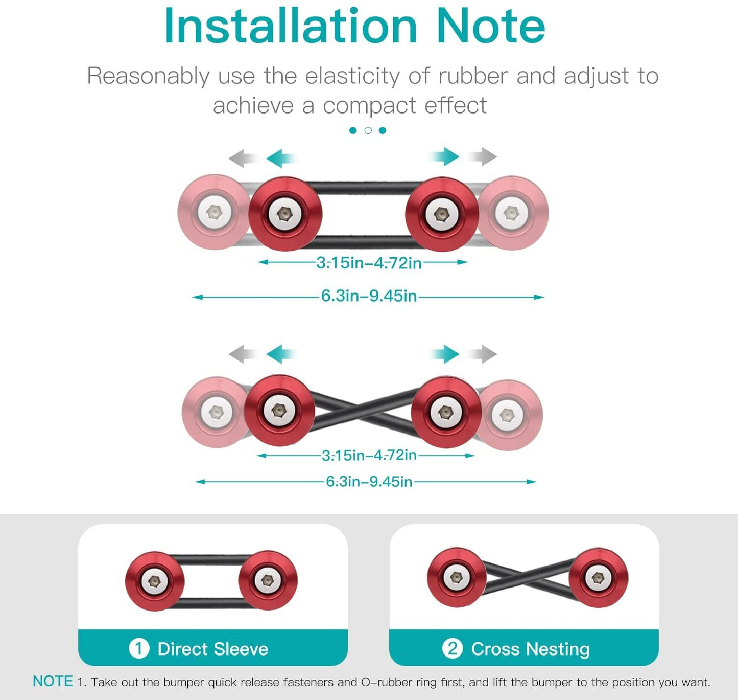 Red JDM Quick Release Fastener Bumper Cover Set for Car Trunk Fender Latch Cover (8 Pieces)