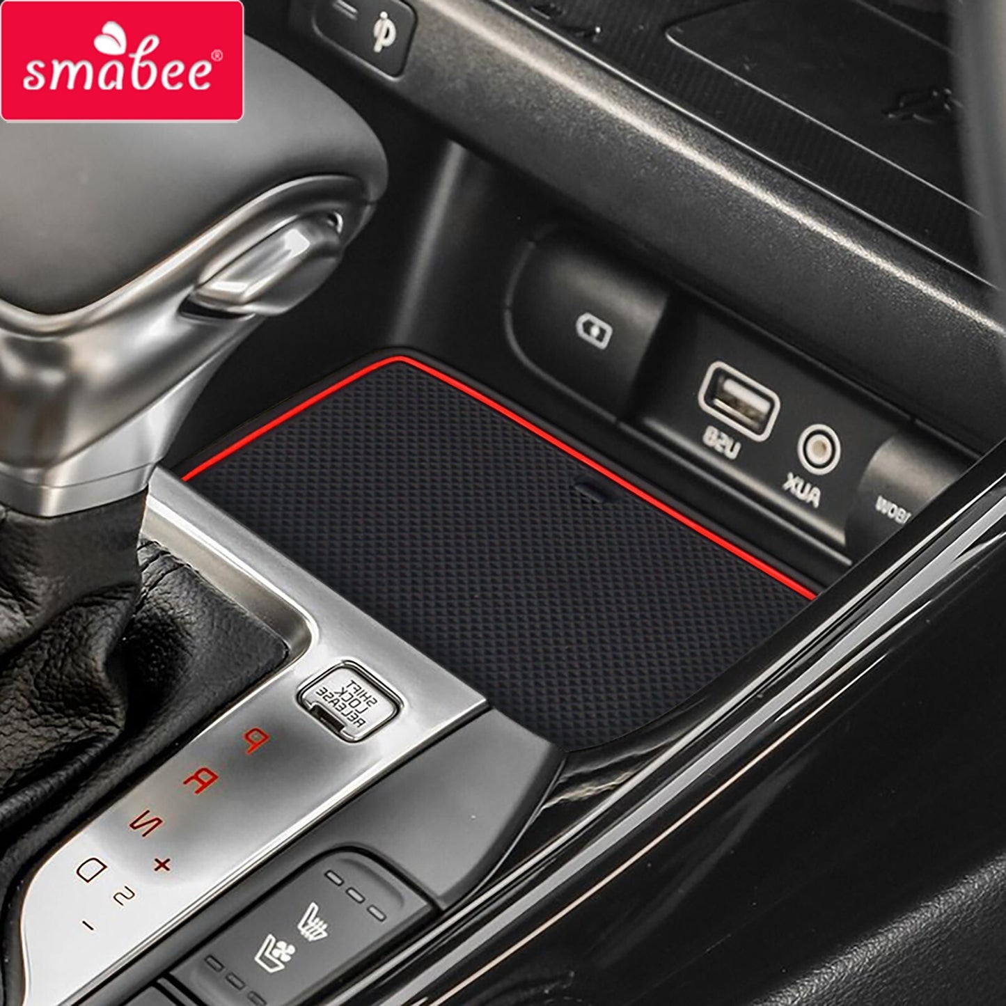 Gate Slot Mat for Kia Cerato K3 FORTE 2021 ~ 2024 GT Cup Pad Car Accessories RED