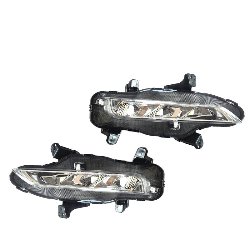 Pair Front Fog Light Yellow Turn Signal LED Lamps for Kia Optima / K5 2019-2020