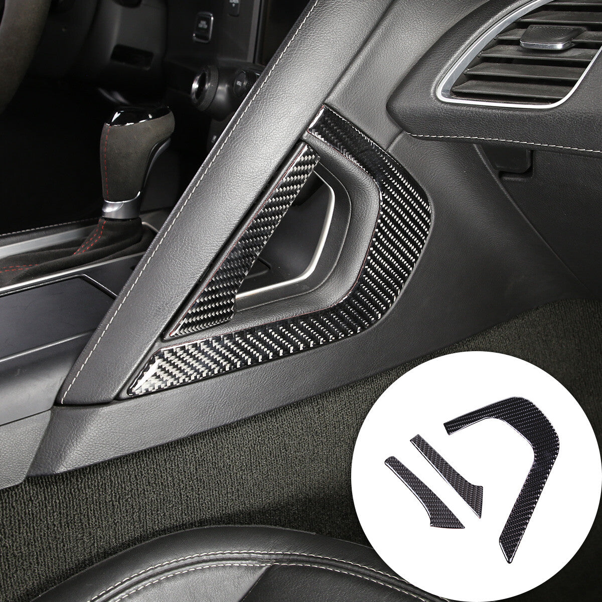 2 Black View Mirror Rainproof Eyebrow Cover Decoration for Toyota @ FJ Cruiser 07-21