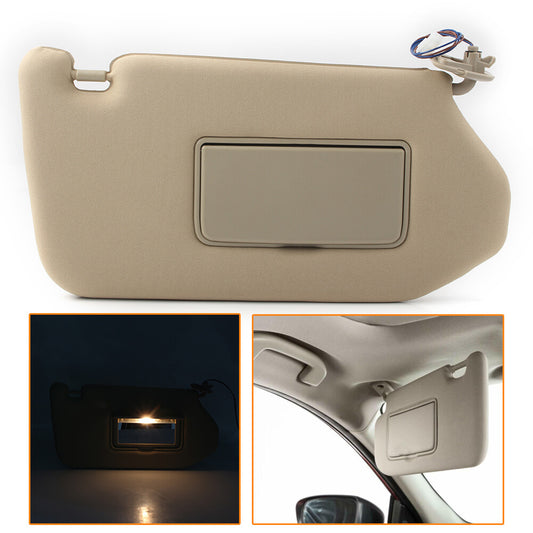 For 2013-2018 Pathfinder 2014-2017 for Infiniti QX60 Right Tan Sun Visor with Light
