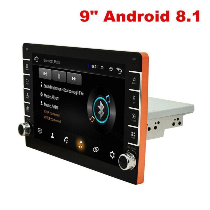 Android 8.1 9 In 1Din Car Stereo Radio HD Mp5 Player Touch Screen Radio GPS Wifi