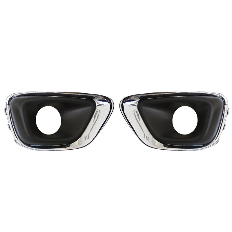 1Pair Front Bumper Fog Light Lamp Trim Frame Cover for Jeep Compass 2011-2017