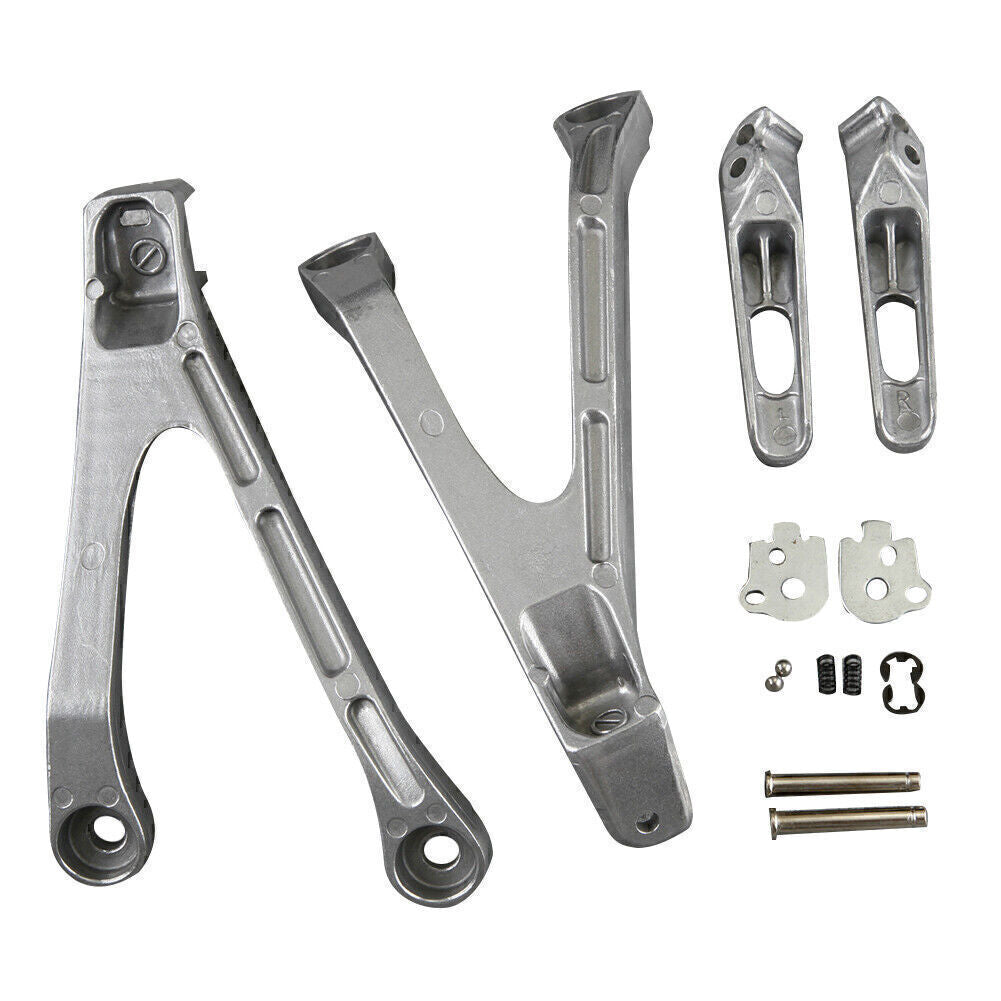 for Honda CBR 1000RR 2008 2009 2010 2011 Rear Footrest Assembly Kit +Foot Pegs