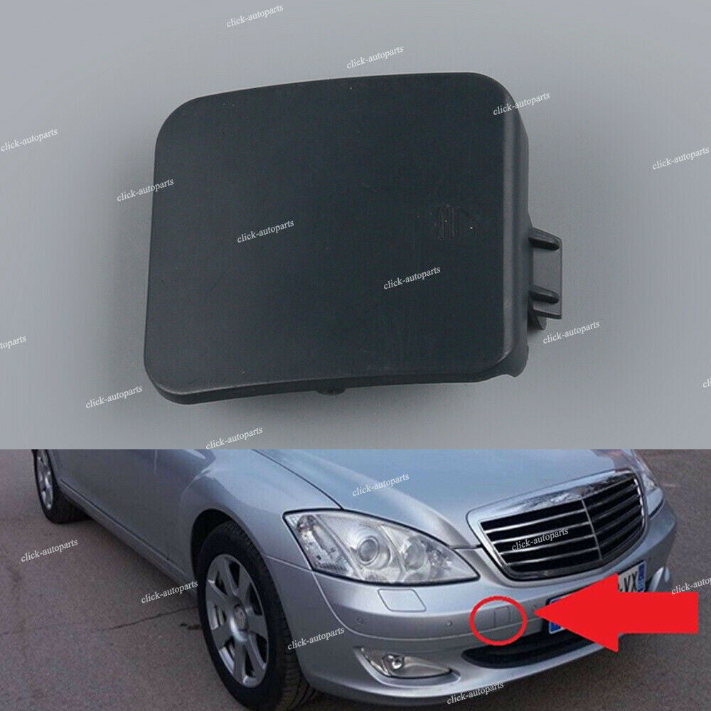 Front Bumper Tow Hook Cover Cap for Mercedes W221 S-class S320 2006-09 Unpainted