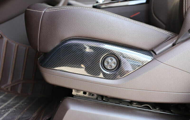 for Benz GLE GLS 2016-19 Carbon Fiber Inner for Seat Adjust Handle Button Panel Trim