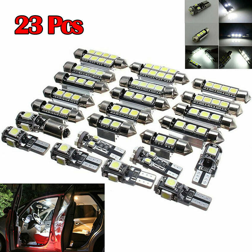 23pcs SMD LED Light Car CANBUS Lamp Still Light Interior Lighting 12V