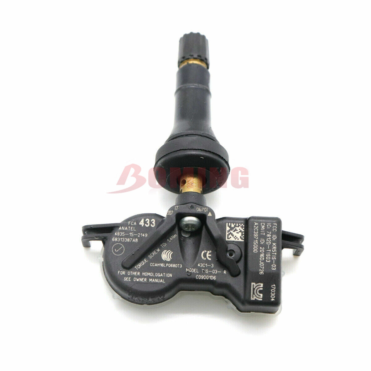 4x TPMS Tire Pressure Monitor Sensor 68313387AB for Jeep Renegade for Dodge Durango