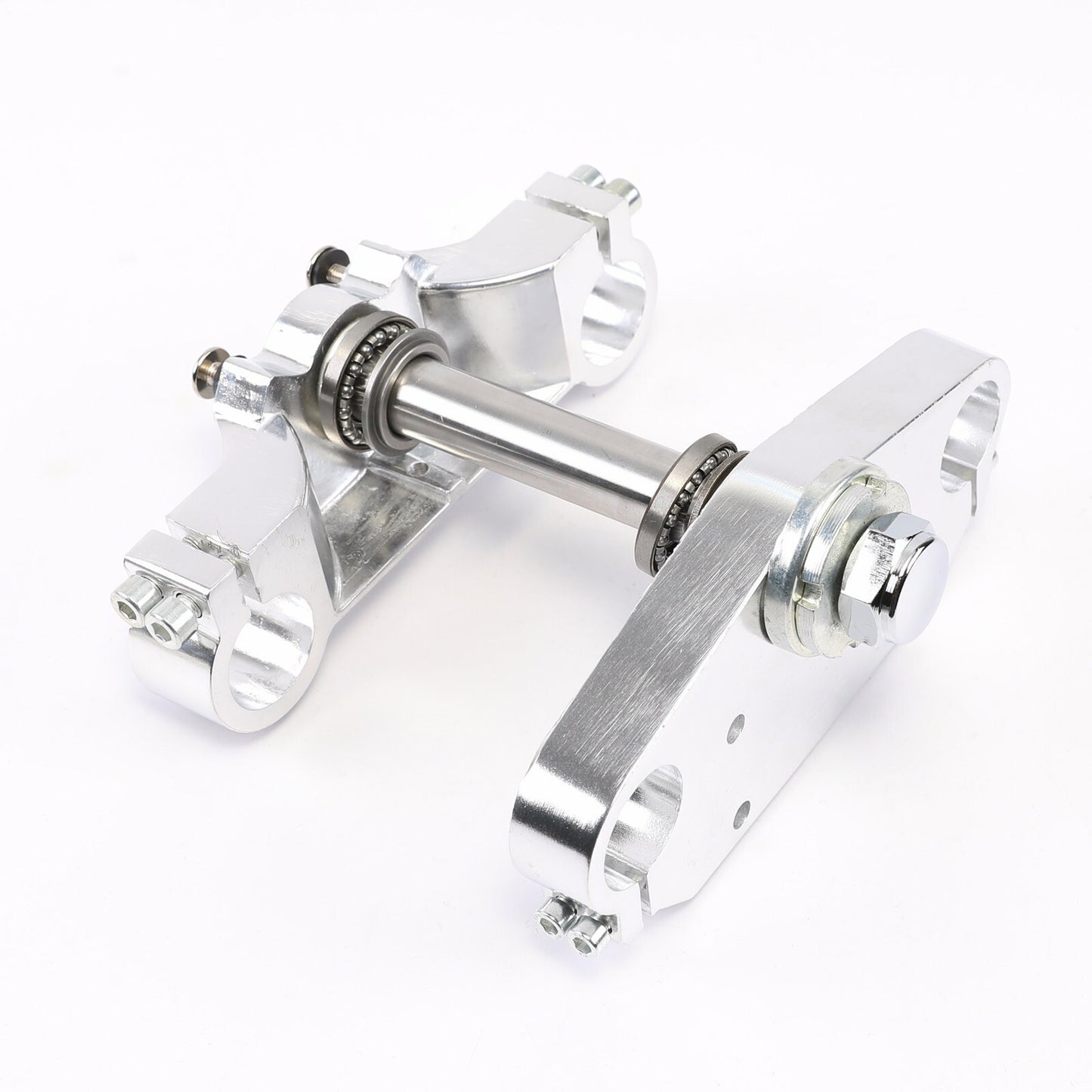 33mm front fork with three-tree mounting calipers, Riser Dirt Pit for bicycles 50cc, 70cc, 90cc, and 110cc.