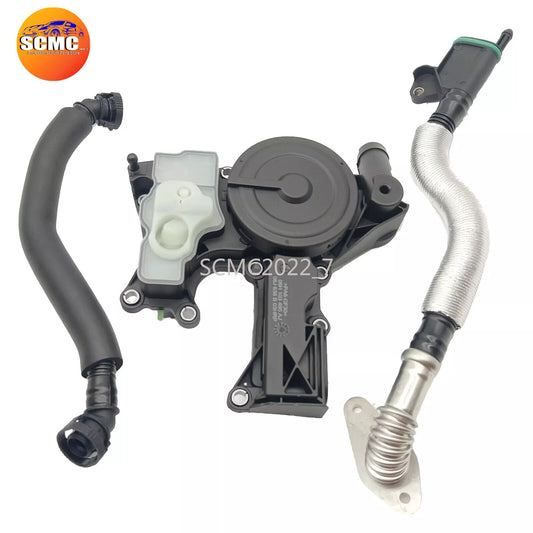 PCV Valve w/ Breather Hose Kit for Audi A4 A5 A6 Q5 allroad 2.0L 06H103495AK