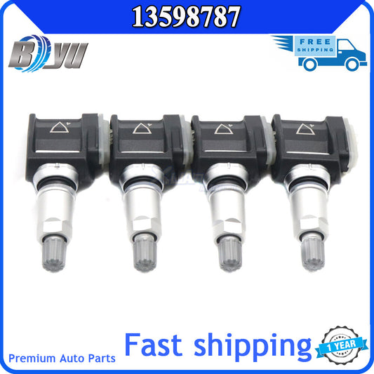 Tire pressure sensor for Cadillac ATS/CTS kit (4 433MHz, compatible with general TPMS 13598787-)