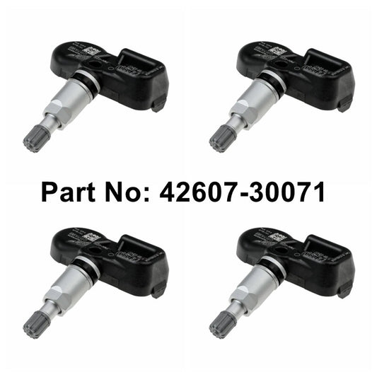 4PCS 42607-30071 433MHZ Tire Pressure Monitoring System TPMS Sensor for Toyota
