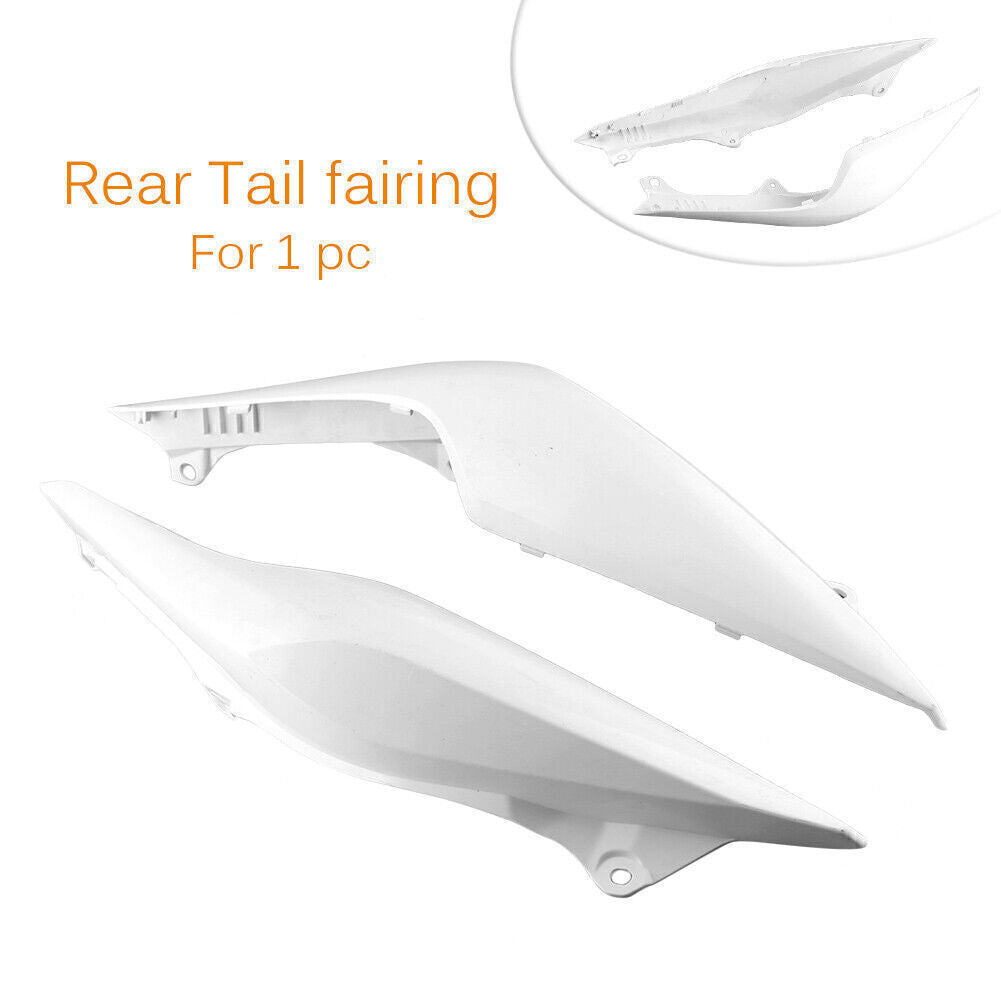 Rear Tail Fairing Bodywork Unpainted Motorcycle for Honda CBR 600F 2011 White