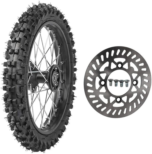 15mm 60/100-14 inch front tire rim 2.50-14 for Pit bike SSR 110cc 125cc KX65