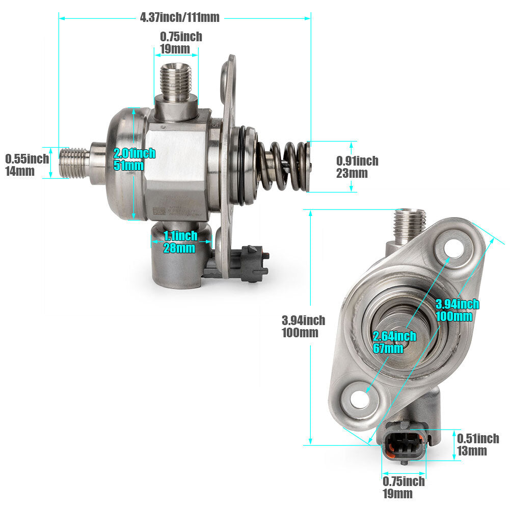One high-pressure fuel pump 12614934 is suitable for 2009-2015 Enclave Traversal Academy 3.6L.