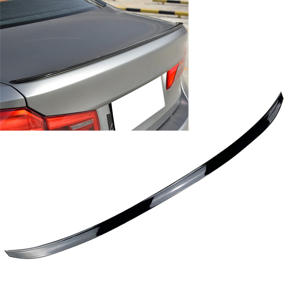 Rear Trunk Spoiler Lip Wing Black for BMW 5 Series G30 M5 M Performance 2017-23