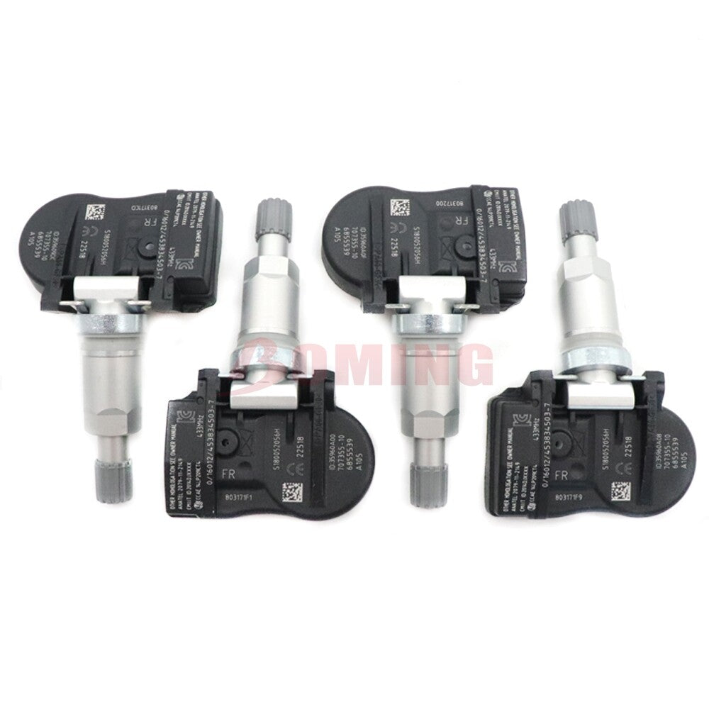 4pcs 6855539 TPMS Tire Pressure Sensor for BMW 2 3 4 i M2 M3 M4 X1 X2 X5 X6 for MINI