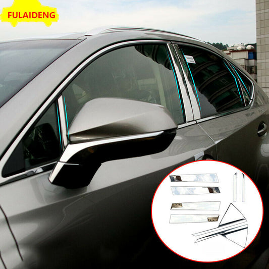 Chrome Pillar Posts for Lexus NX200t NX300h 300 2015-2021 Window Moulding Trim