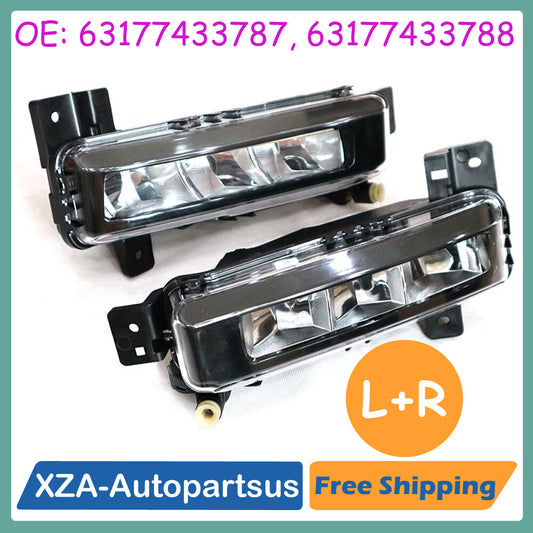 2Pc Left + Right Front Bumper Fog Light Foglamp for BMW G20 F48 F44 2-Series