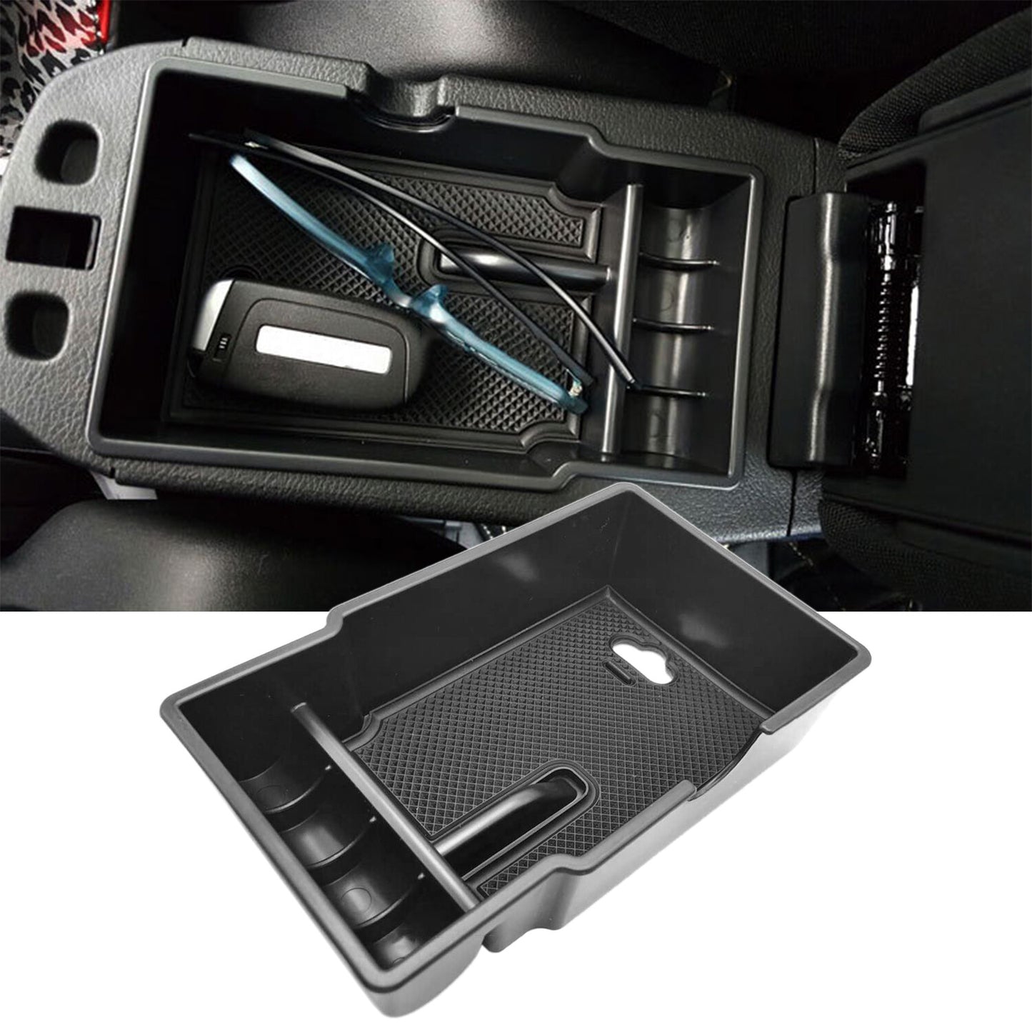 Center Console Storage Tray for Jeep Renegade 2015 2016 2017 2018 2019 2020 2021