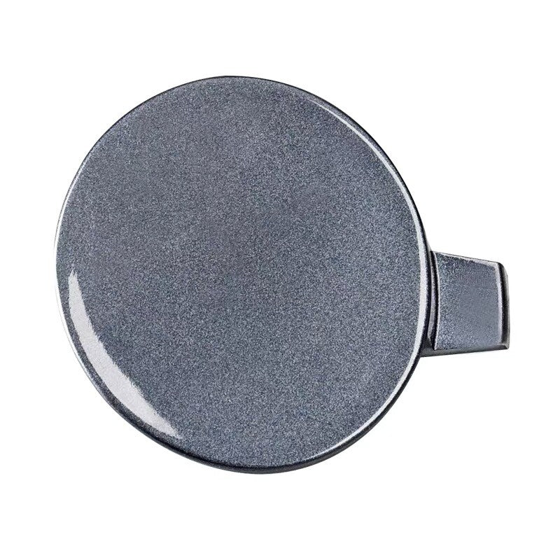 Front Bumper Tow Trailer Eye Cap Tow Hook Cover for Tesla for Model Y 2020-2022 Gray
