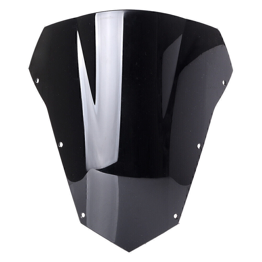 Frontscheibe Windschilder Windschutz f¨¹r for Yamaha FZ6R 2003 - 2008 Black Motorrad