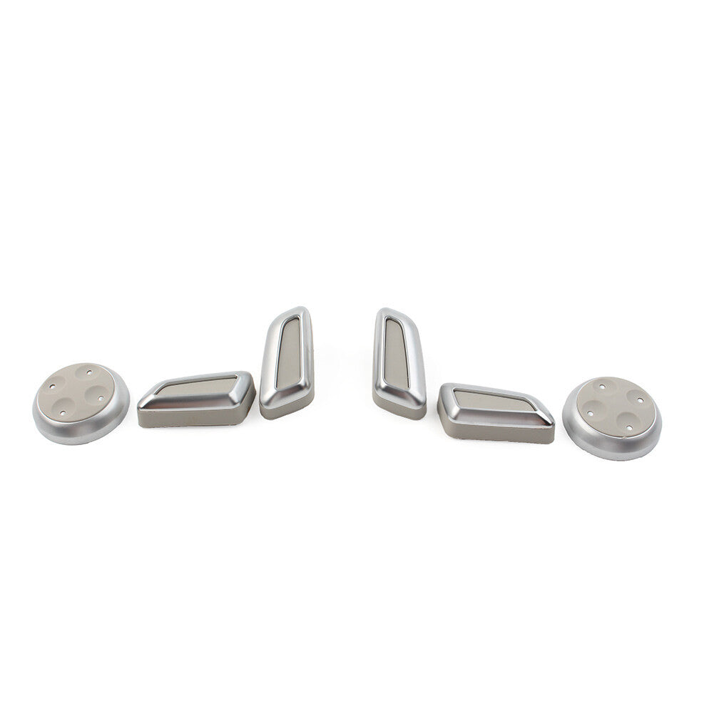 for Audi A3 A4 A5 A6 A7 Q3 Q5 Car for Seat Switch Adjustment Button Cover Kit Grey
