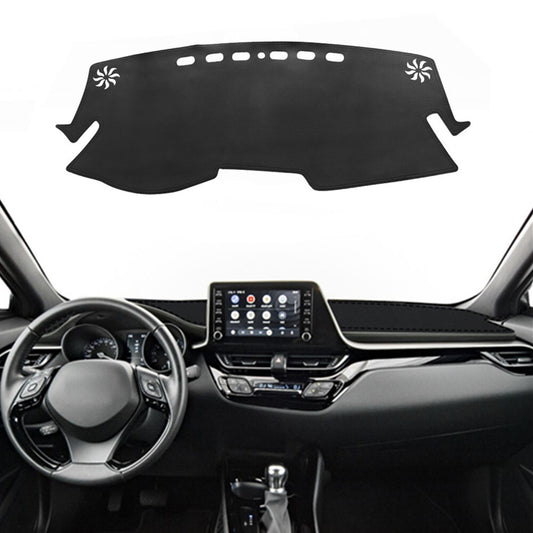 for Toyota CHR C-HR 2016-2023 Black Car Dash Cover Mat Dashboard Pad DashMat