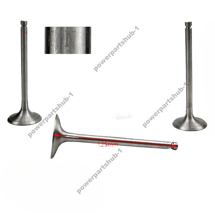 4 pieces Forklift engine overhaul parts intake valve for XinChai 495/4D30G31