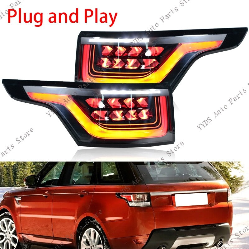 LED Tail Lights for Land Rover for Range Rover Sport L494 2013-17 Upgrade 2018 Style