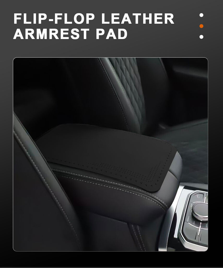 Armrest Cushion Cover Car Accessories Center Console Box Pad Protector Black