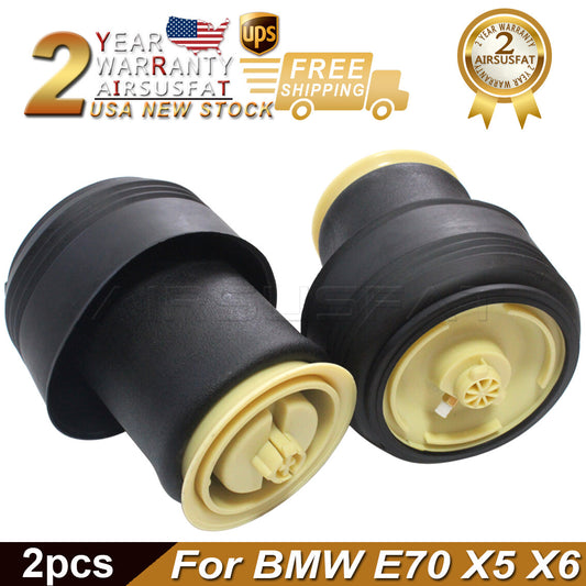 Rear Pair Air Suspension Spring Bags for BMW X5 E70 X6 E71 E72 37126790079 US