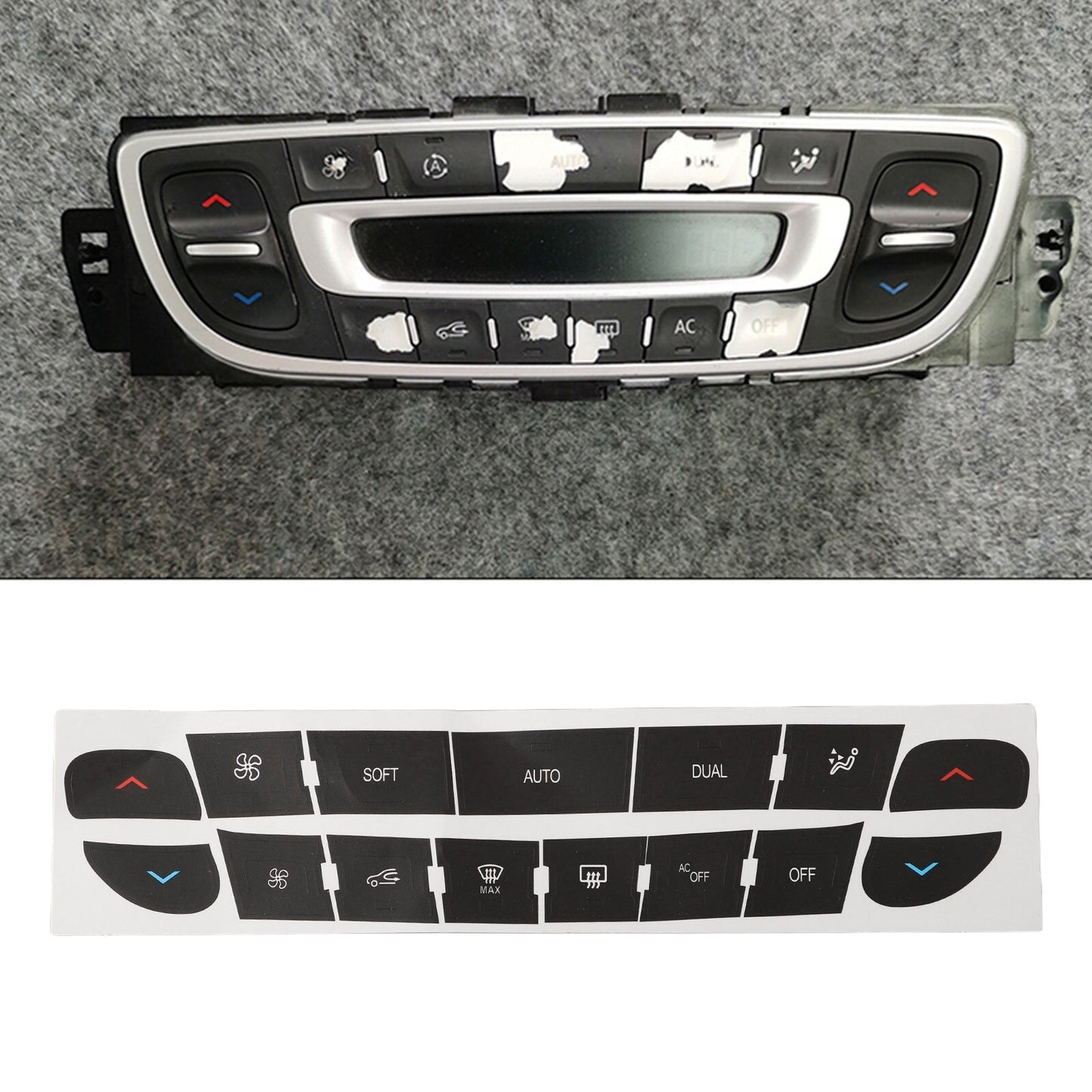 Restore Your For Megane main button with button repair sticker