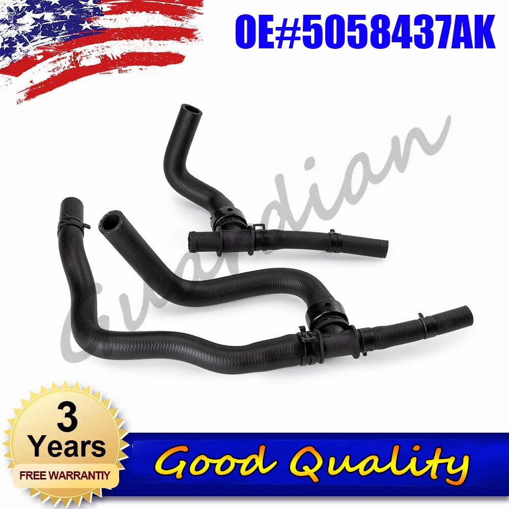 Heater Hose Set With TEE Supply-Return 5058437AK for Dodge Journey 2.4L 08-20