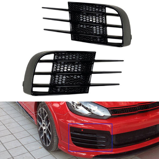 for VW for Golf 6 MK6 for Volkswagen GTI GTD 2008-2013 Front Fog Lamp Grill Cover Kit