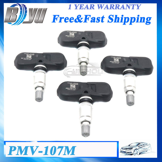 Set of (4) 42753-SWA-A53 TPMS Wheel Tire Pressure Sensor for Honda CR-V Accord