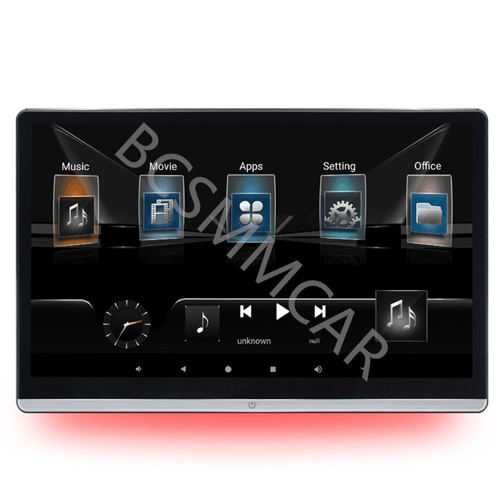 14in Car Headrest Monitor Android 12 Bluetooth Touch Screen Player WIFI 2+32G