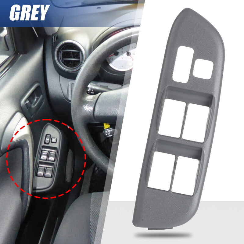 Driver Side Master Power Window Switch Trim Bezel Gray for Toyota RAV4 2001-2005