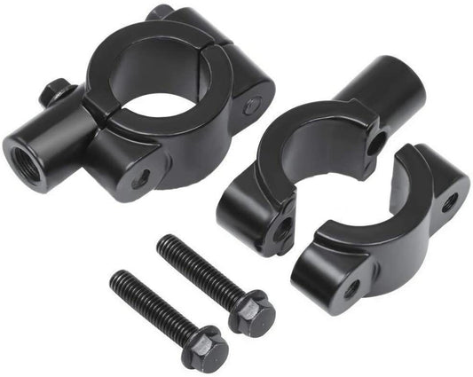 Universal Handlebar Mirror Bracket Fit 8mm 7/8 Handlebar Rearview Camera Adapte