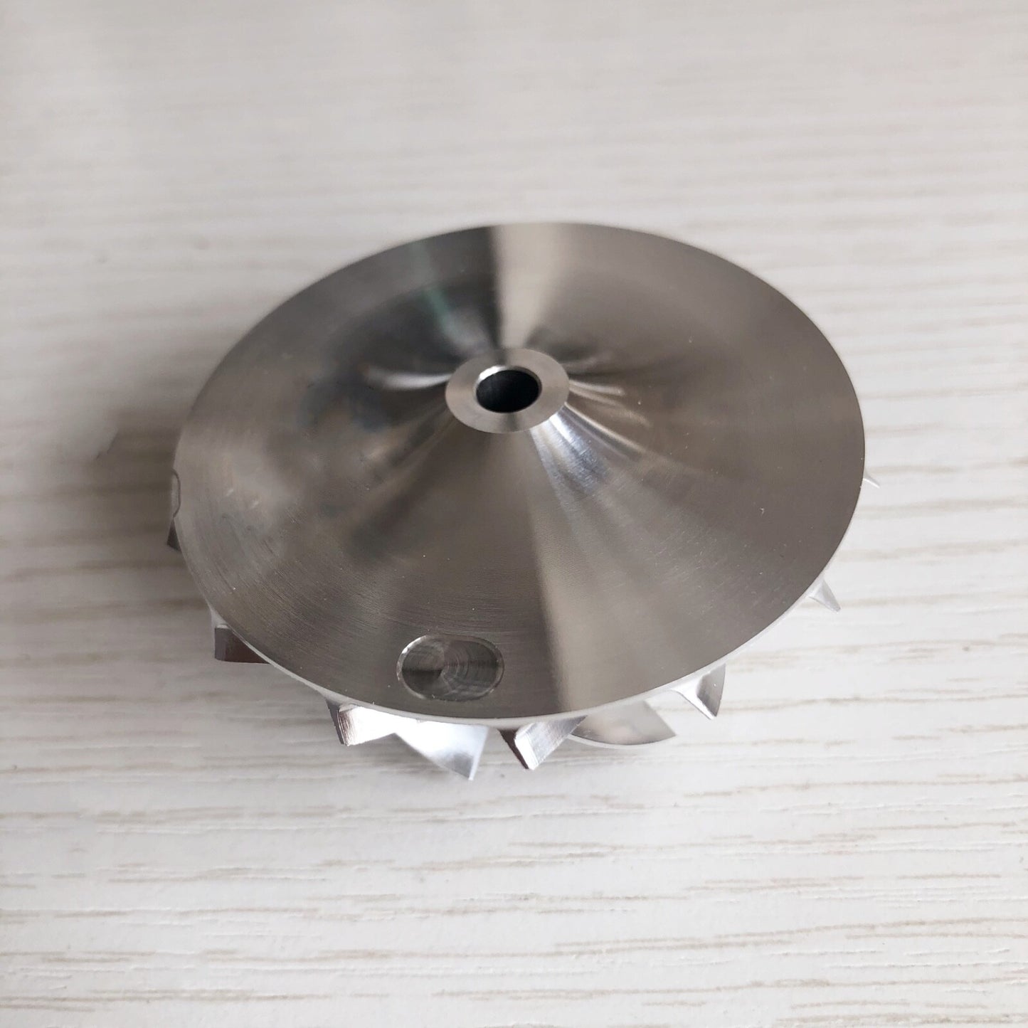 GT15-25 41.58/56.03mm 7+7 Blade High-Performance Turbine Billet Compressor Wheel